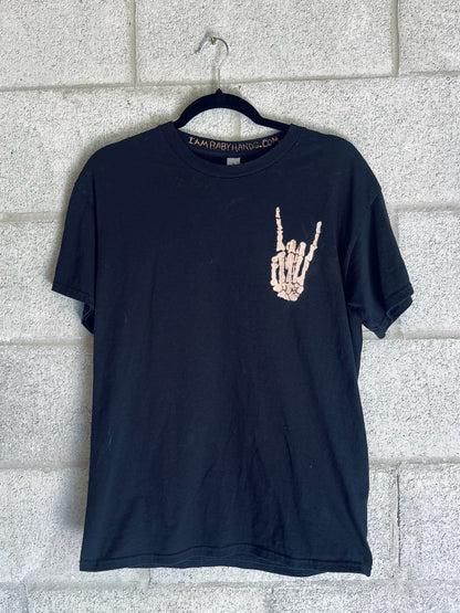 Live Fast, Die Maybe - Melting Skull Tee - iambabyhands