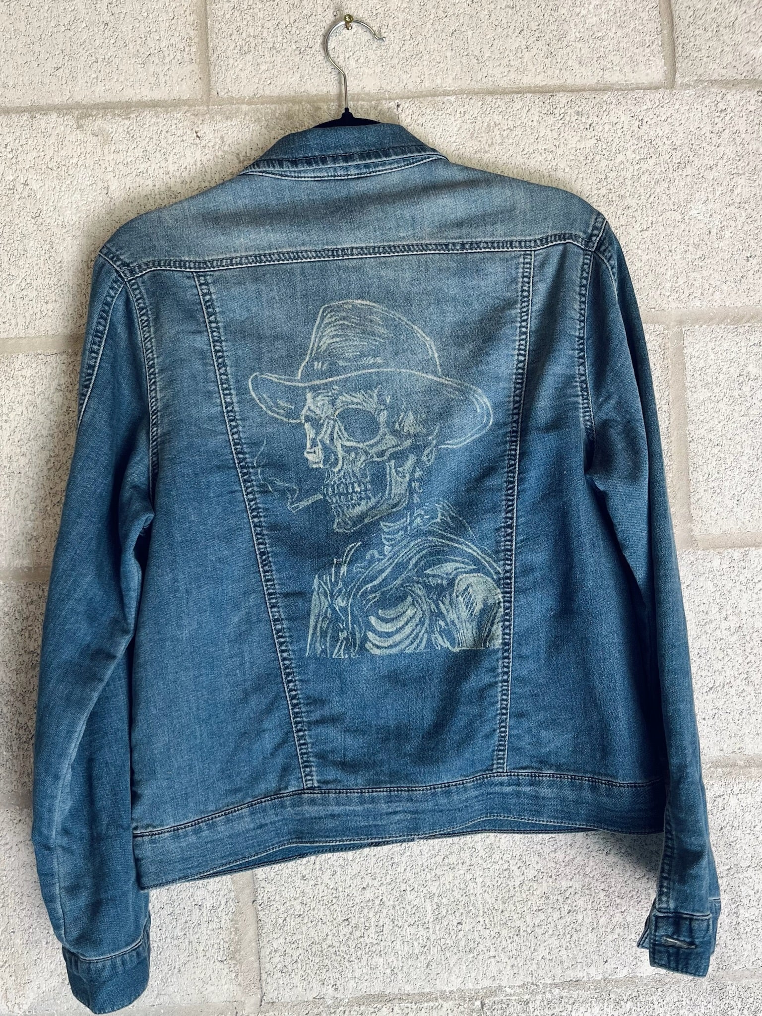 Yee-Haw Thrifted Denim Jacket - iambabyhands