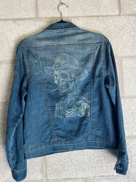Yee-Haw Thrifted Denim Jacket - iambabyhands