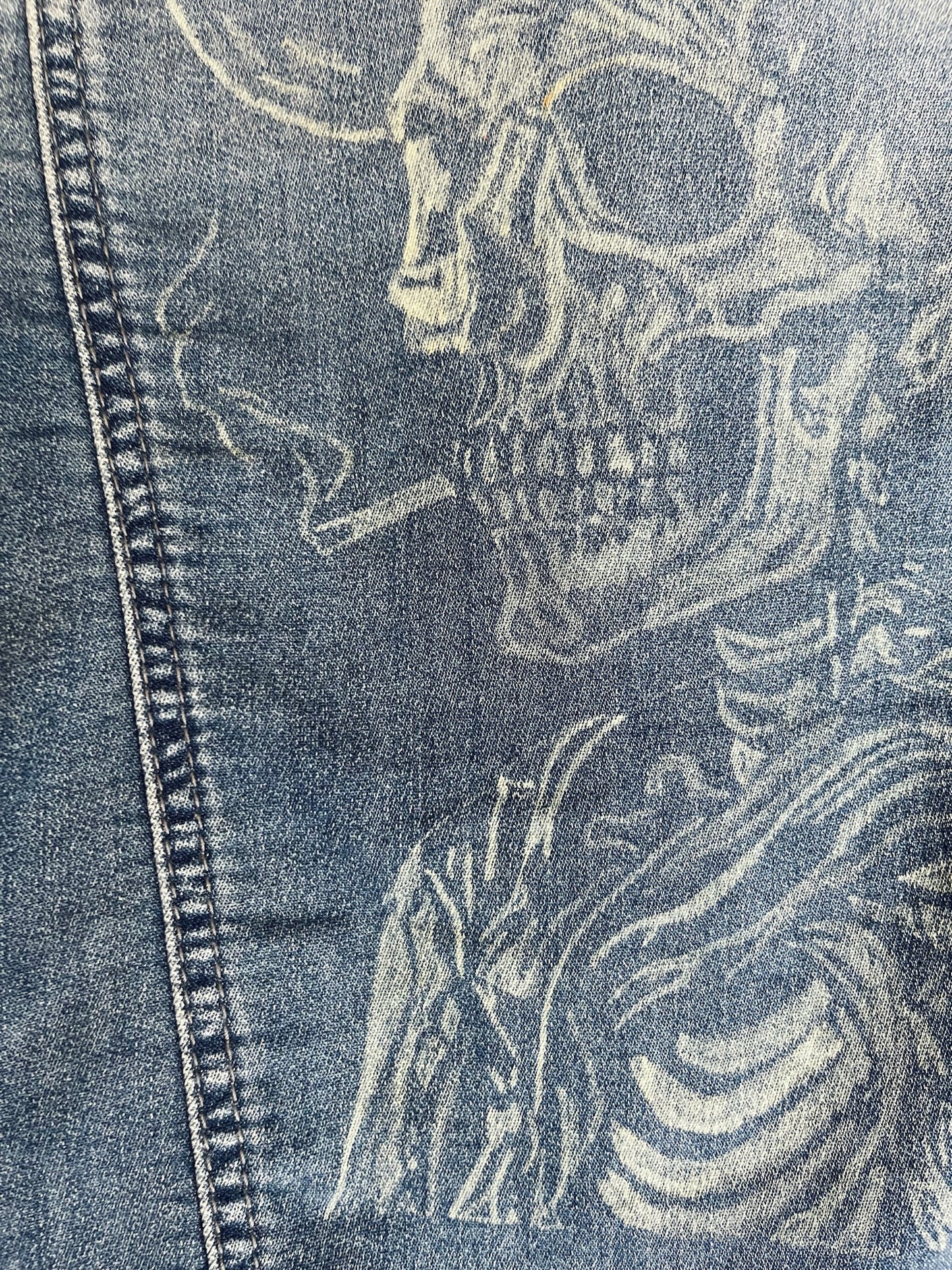Yee-Haw Thrifted Denim Jacket - iambabyhands