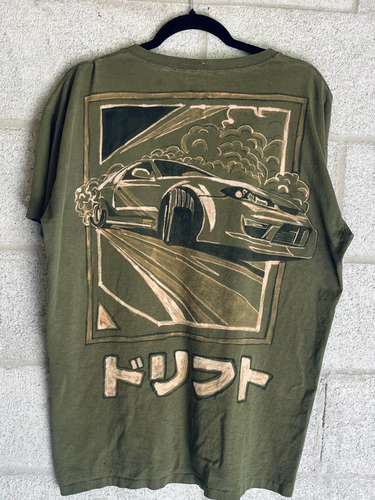 Thrifted Japanese “Drift” Graphic Tee - iambabyhands
